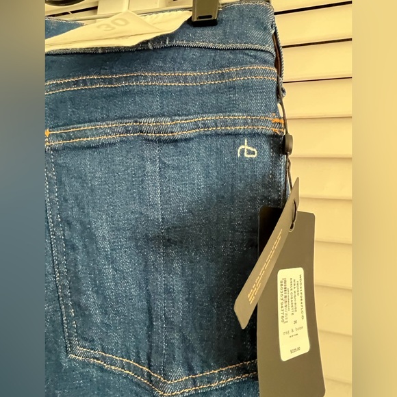 Rag & Bone Nina High-Rise Ankle Cigarette Leg Jeans Size 10 NWT (30) - Picture 7 of 8